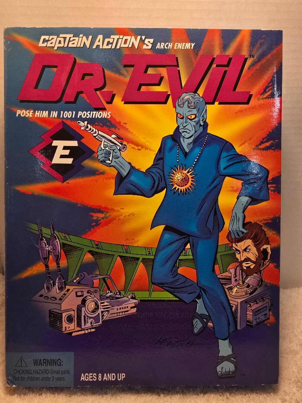 Captain Action's Arch Enemy Dr. Evil Figure w/Accessories Villain Series 1998
